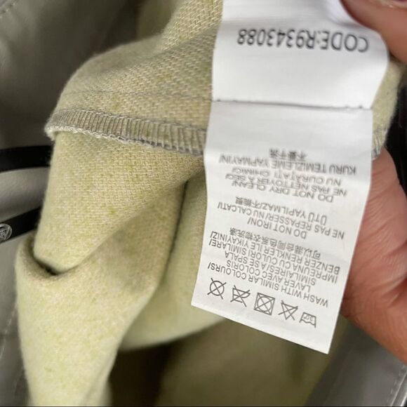 Missguided Grey Faux Leather Belted Cigarette Trousers - Picture 9 of 10